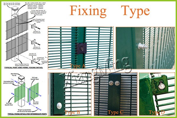 Anti Climb Fencing 358 Mesh Fence Security Fencing for Sale