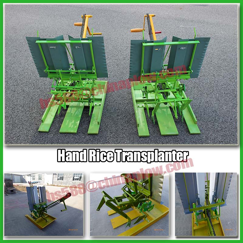 2 Rows Manural Rice Transplanter