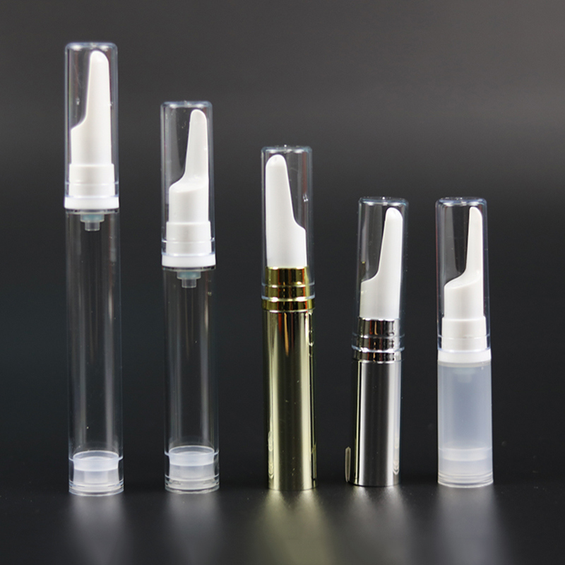 Plastic Clear Airless Bottle for Cosmetic Packaging (NAB42)