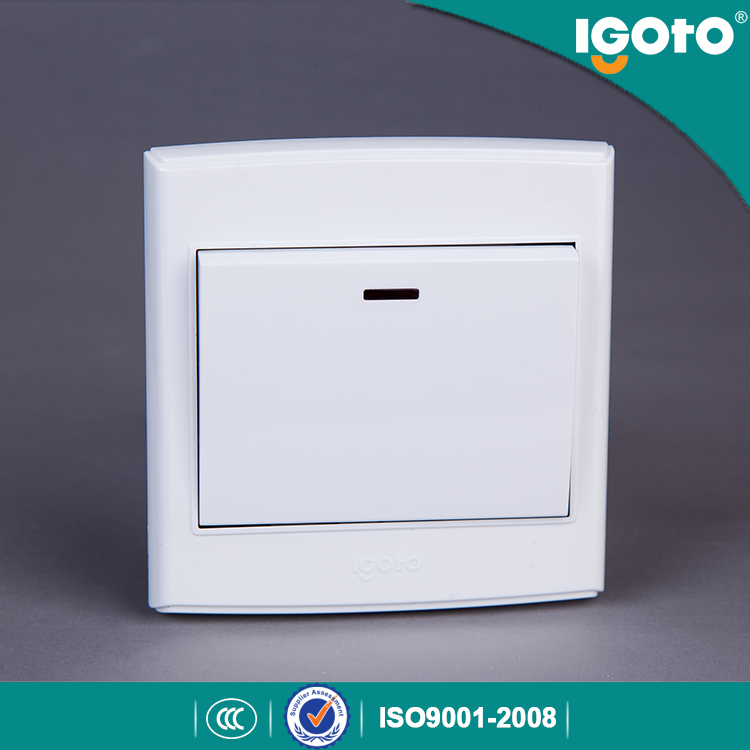 Igoto British Standard D3020 1 Gang 1 Way 20A Electrical Light Switch