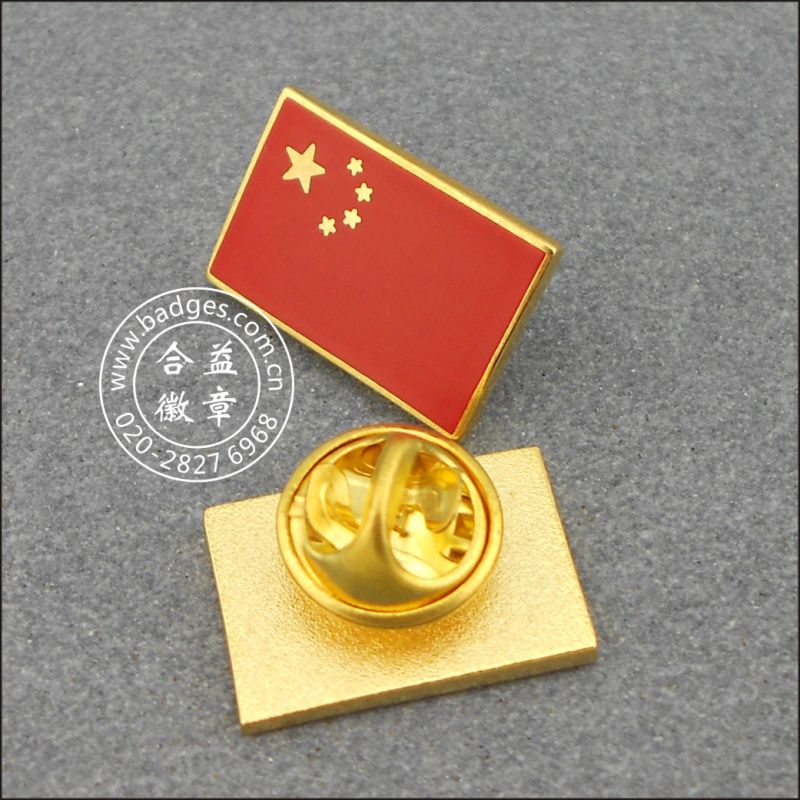 National Flag Pin, Soft Enamel Badge (GZHY-LP-050)