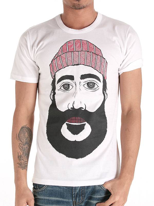 Men Head Screen Printed Fashion Hot Wholesale Custom Cotton Summer Cheap T Shirt