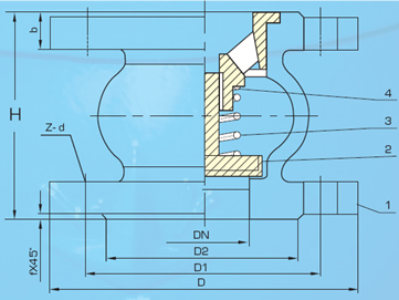 Flanged Silent Check Valve for Water Pump System