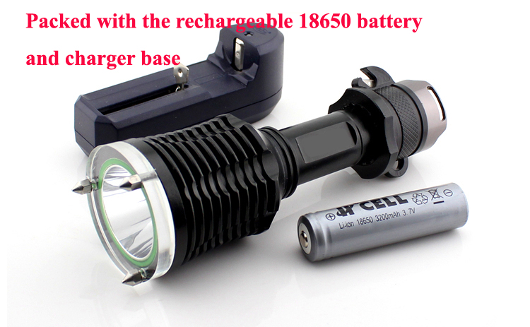 Mag Switch 900 Lumens Xml-T6 LED Diving Flashlight