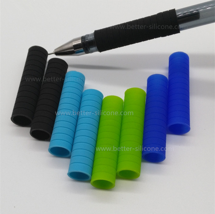 Custom Eco-Friendly Anti-Skid Silicone Rubber Pen Sleeve with Soft Hand Feel