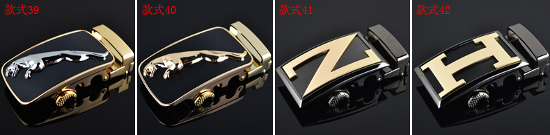 Wholesale Retail Gold and Silver Colour Automatic Buckle in Belt Buckle