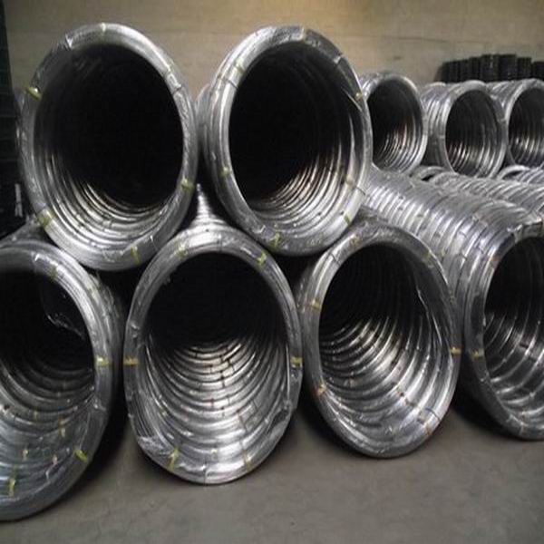 2.4X3.0mmm (17/15) 1000m 1250m Oval Galvanized Steel Wire