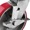 Heavy Duty Red PU Swivel Casters