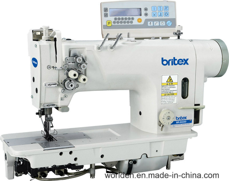 Br-8422D Electronic High-Speed Double Needle Lockstitch Sewing Machine with Direct Drive