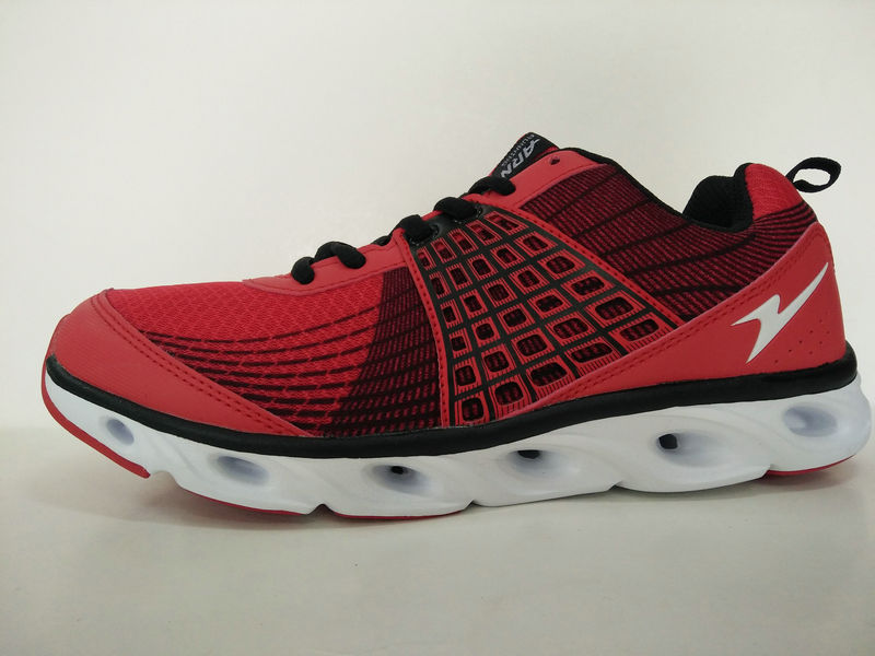 Fashion Red Flyknit Men's Casual Sports Shoes Footwear