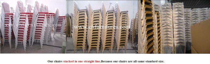 Stacking Hotel Banquet Restaurant Steel Metal Furniture Chair (YC-ZG10)