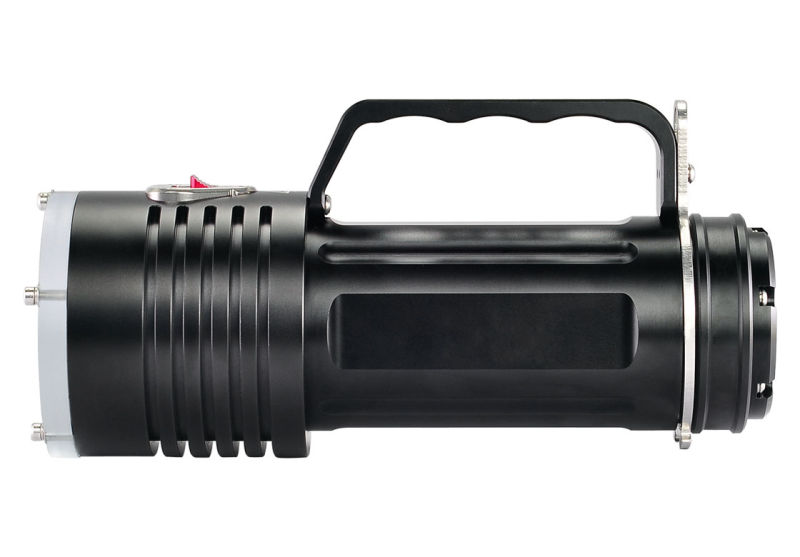 Diving LED Flashlight 5000 Lumens with Goodman-Handle