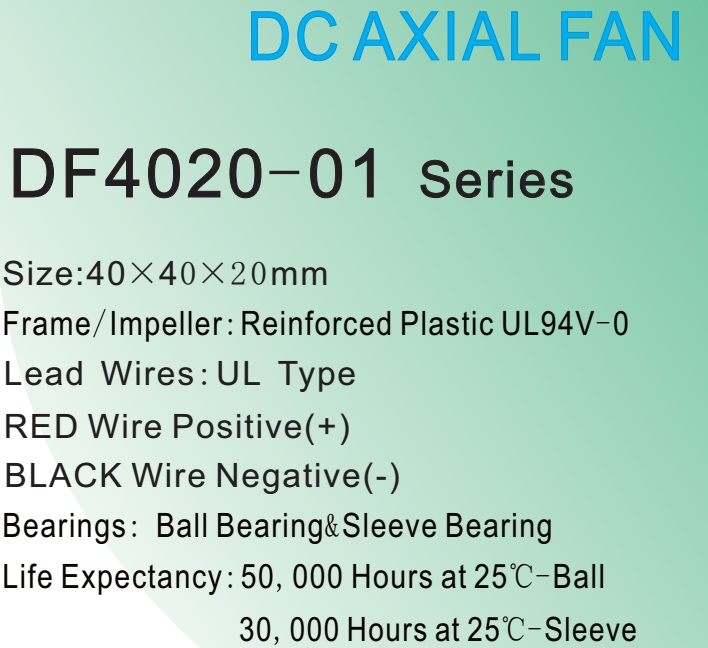 DC4020 High Quality Blower Cooling Fan 40X20mm