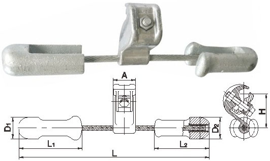 Fr Type Preformed Vibration Damper