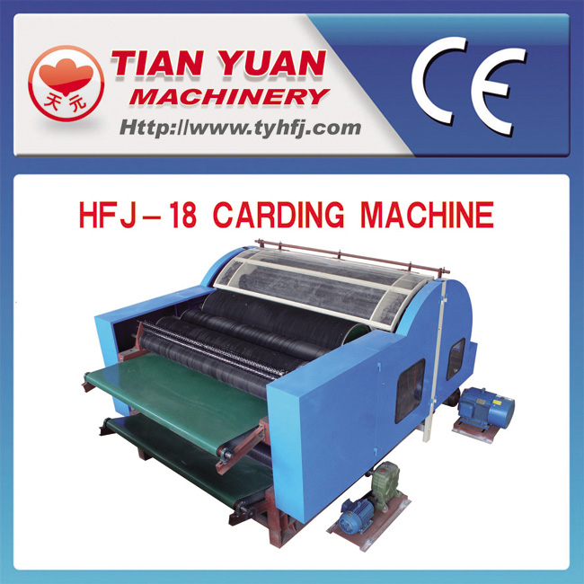 Nonwoven Without Dust Fiber Cotton Sheep Wool Carding Machine