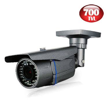 700tvl Waterproof Zoom IR CCTV Bullet Security CCD Camera