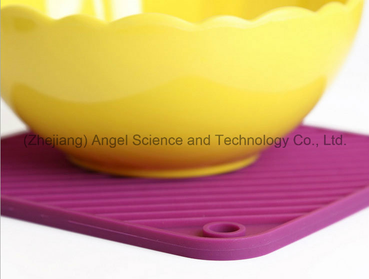 Wholesale Square Silicone Coaster with FDA Approval Sm41