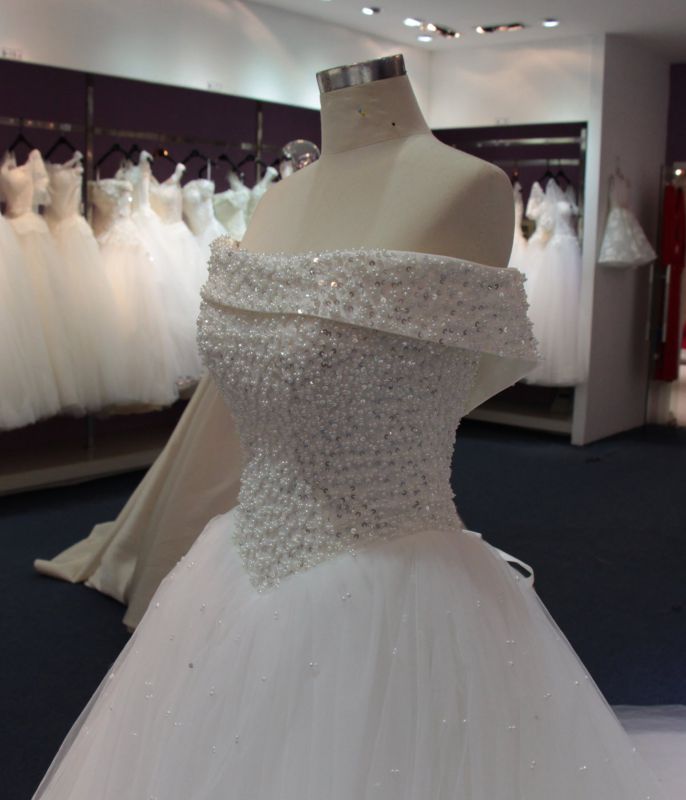 Wedding Dress with Crystal/Rhinestones