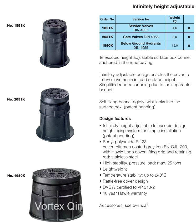 DIN4056 Ductile Iron Surface Box Lids