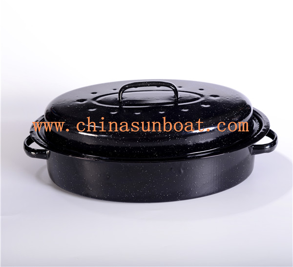 Sunboat Enamel Roaster Enamel Pot Kitchenware/ Kitchen Appliance