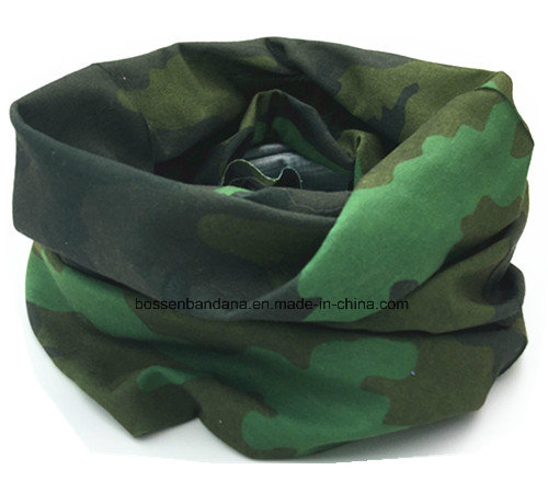 OEM Produce Army Green Camouflage Printed Sports Tubular Buff Headwear