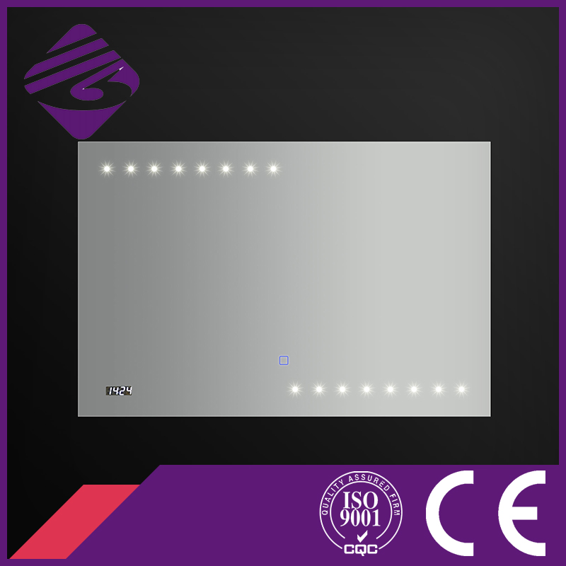 Jnh178 Newest Design Rectangle LED Point Light Bathroom Smart Mirror