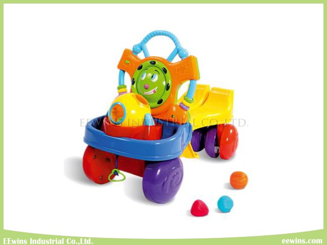 Switchable Toys Baby Walker (ride-on or push forward)