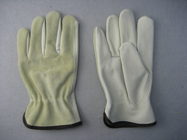 Cow Grain Leather Driver Glove-9003