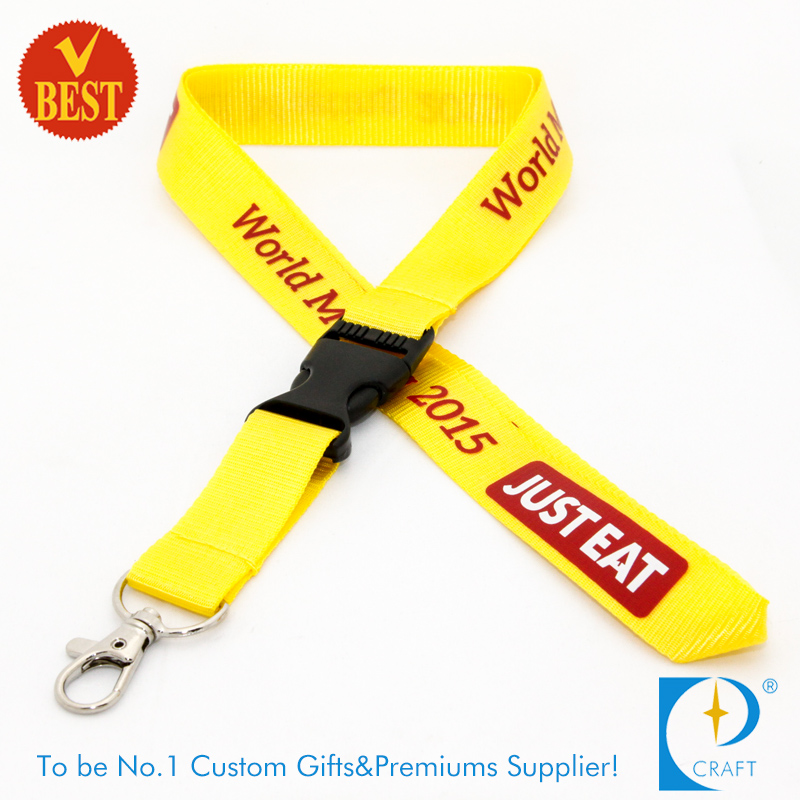 Supply High Quality Nylon Lanyard in 3 D Screen Printed at Factory Price From China