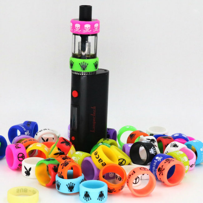 Decorative and Protection Colorful Vape Band Ring for Wholesale