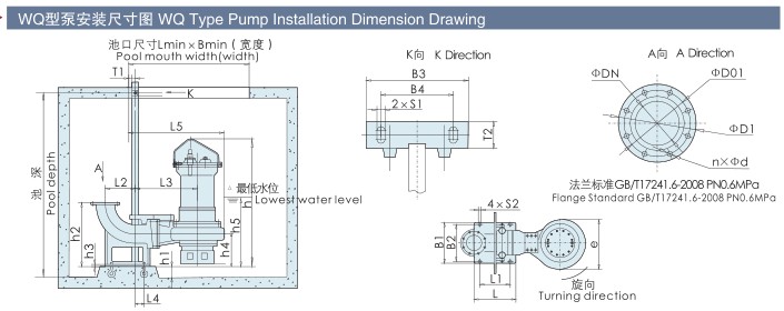 Electrical Submersible Sewage Pump Without Coupling Device