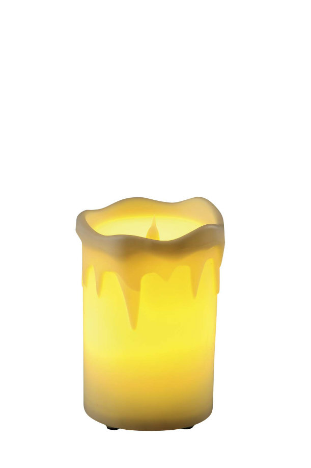 LED Bar Candle Opal Glass Table Lamp