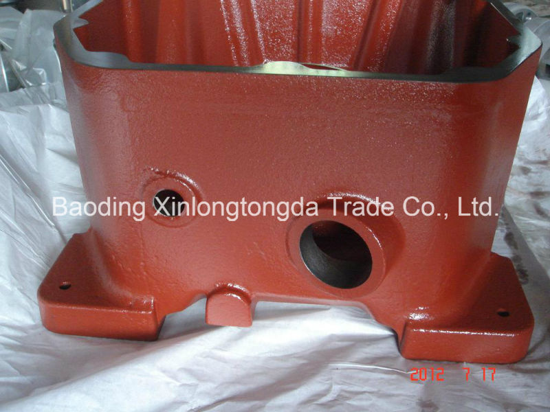 Sand Casting Gear Box with Painted Red