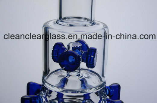 Factory Wholesale New Design Glass Water Pipe Smoking Pipe with Gears Perc