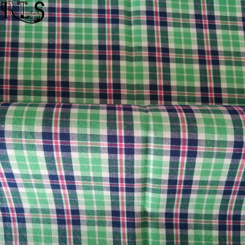 100% Cotton Poplin Yarn Dyed Fabric Rlsc50-13