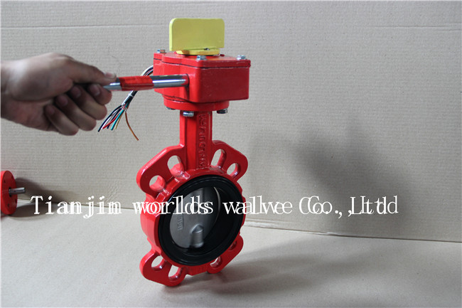 Wafer Type Two PCS Stem Butterfly Valve with Positioner (D71X-10/16)