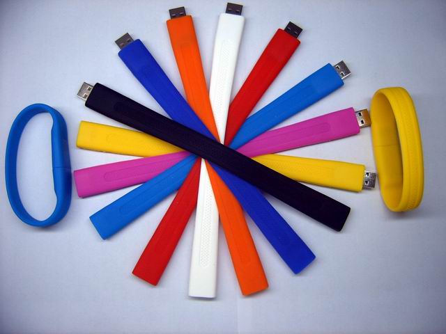 Hot Sale Wristband Style Custom USB Flash Drive for Promotion for Free Sample