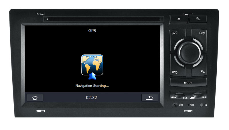 Car Video for Audi A8 (HL-8818GB) GPS Navigation