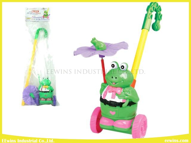 Push Pull Toys Frog Plasit Toys