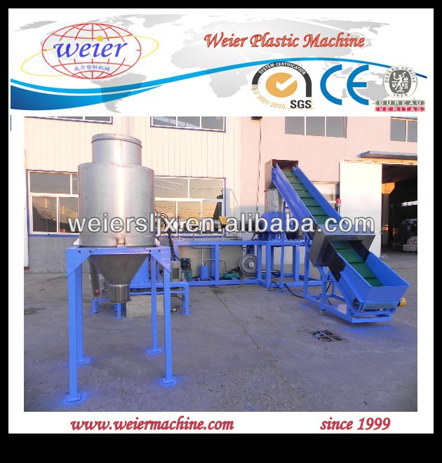 Ce SGS ISO Waste Plastic Pellets PE PP HDPE Film Recycling Pelletizing Extruder