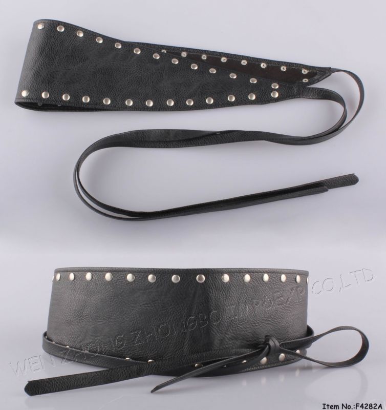 2015 New Leather Wide Belt