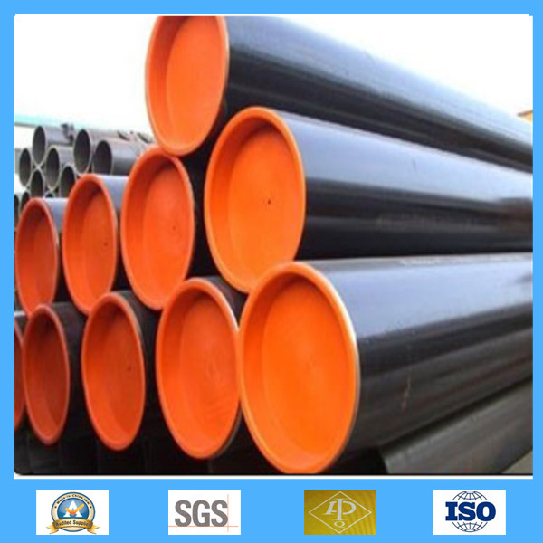 Black Seamless Carbon Steel Pipe for Liquid and Petroleum