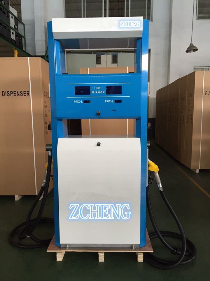 Zcheng Filling Station Double Pump Fuel Dispenser with Ticket Printer