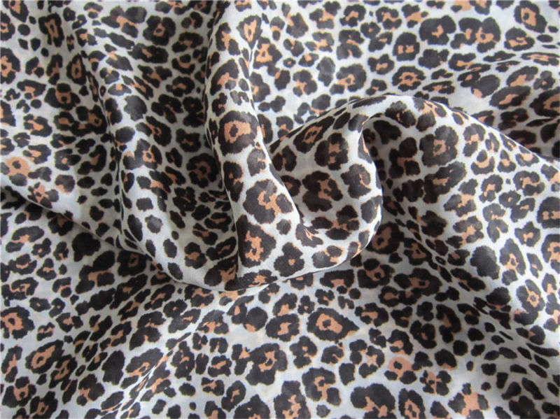 Printed Polyester Chiffon Velvet for Dress (XSFC-003)