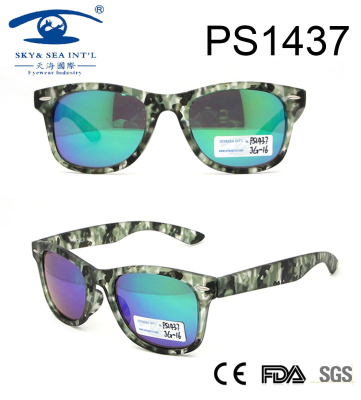 2017 New Pattern Color Revo Lens PC Sunglasses (PS1437)