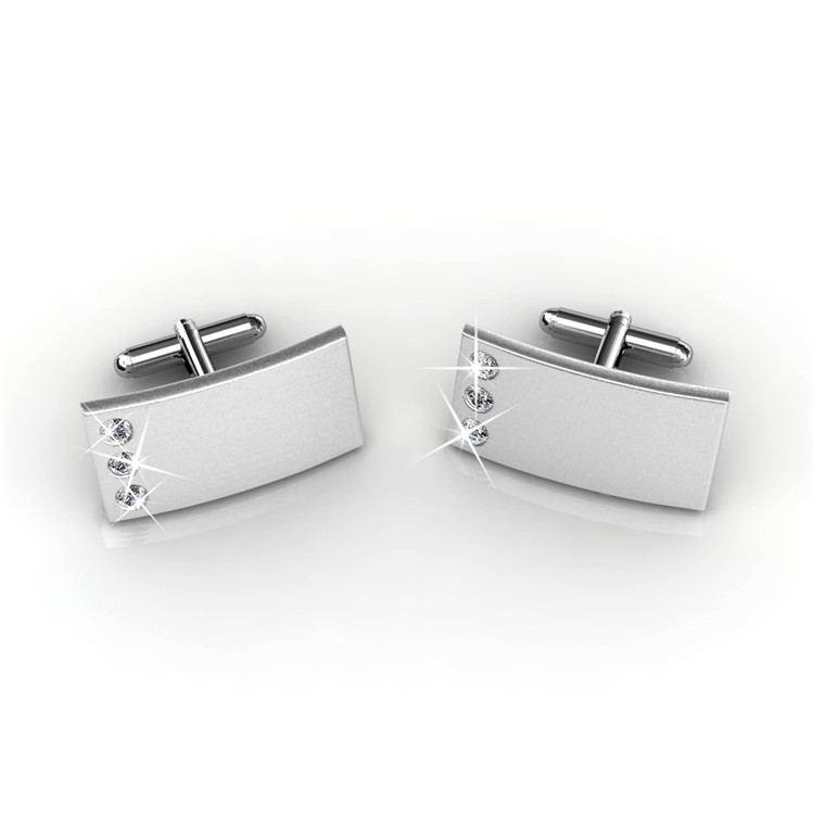 Destiny Jewellery Crystal From Swarovski Mr Matt 3 Cufflinks