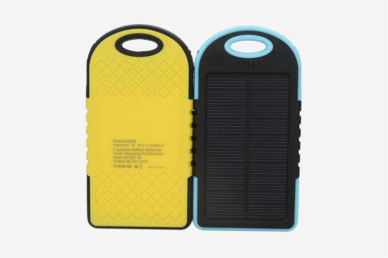 Li Ion Polymer Battery Solar Charger 10000mAh for Summer Outdoors Usage