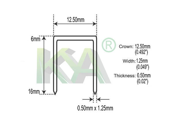 Arrow T-50 Series Staples for Roofing and Furnituring