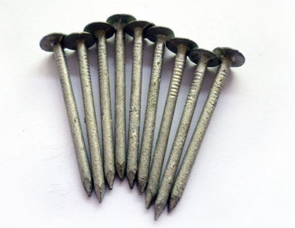 Big Head Electric Galvanized Clout Nails