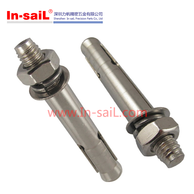 OEM Zinc Plated M6-M24 Concrete Asphalt Wedge Anchor Bolt